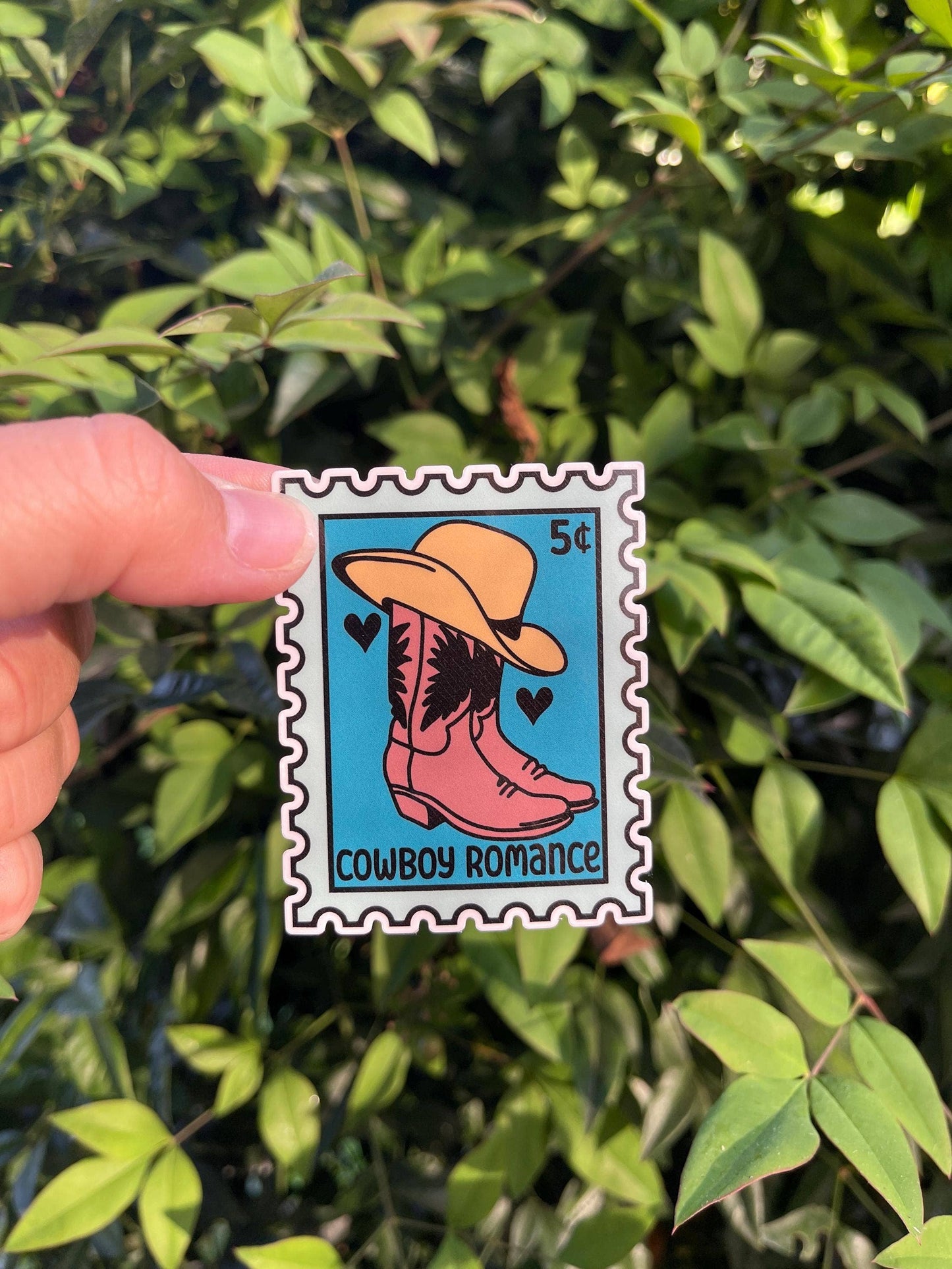 Cowboy Romance Stamp Sticker by Big Chair Dreams