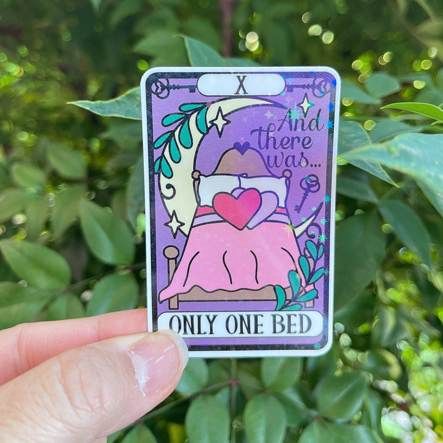 Tarot Card Only One Bed Sticker by Big Chair Dreams