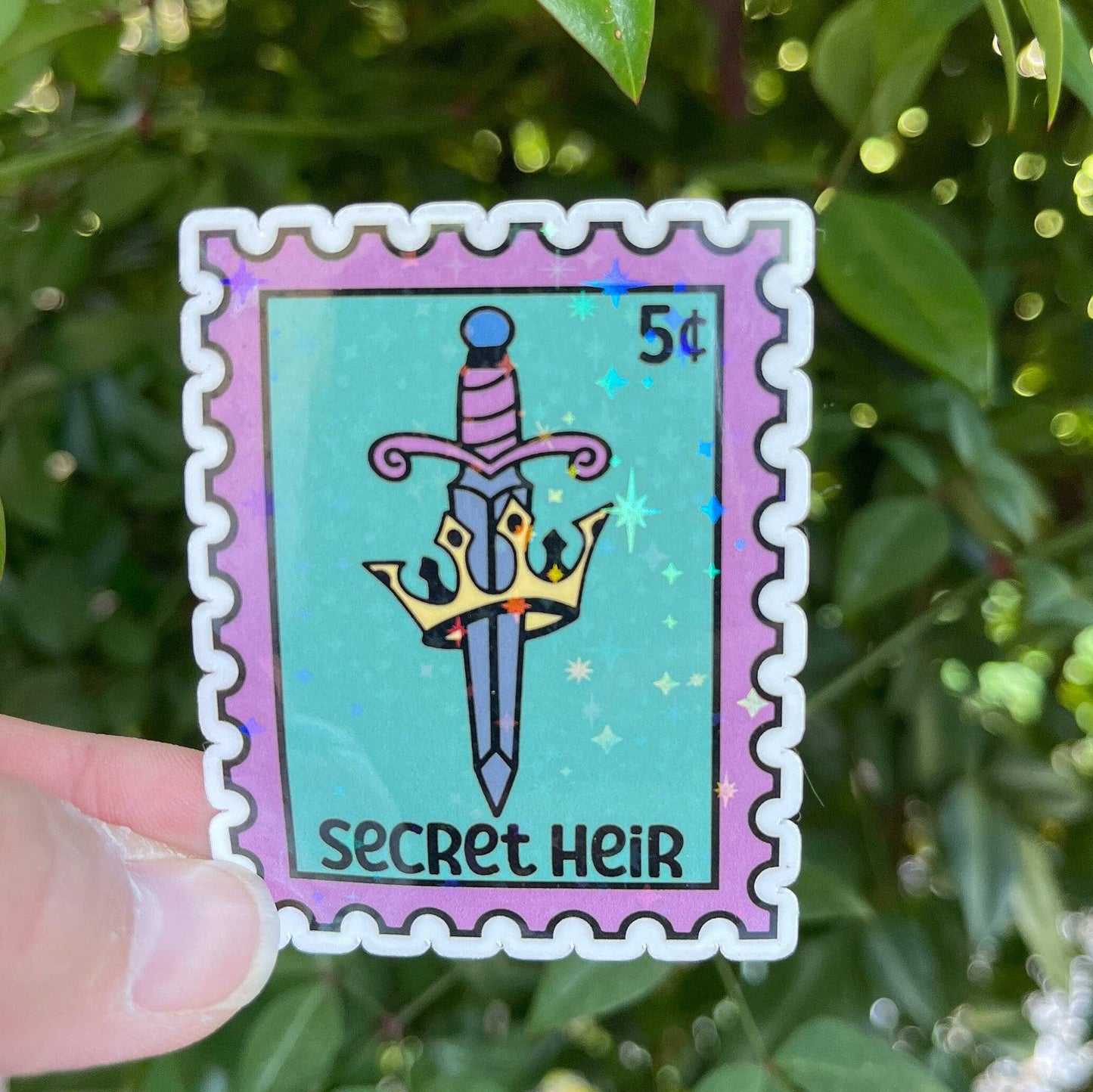 Secret Heir Stamp Sticker by Big Chair Dreams