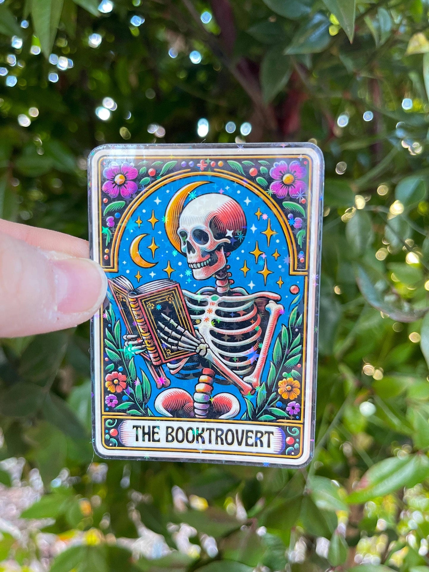 Tarot Card Booktrovert Sticker by Big Chair Dreams