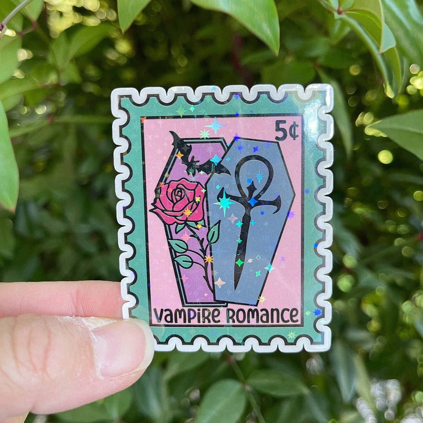 Vampire Romance Stamp Sticker by Big Chair Dreams