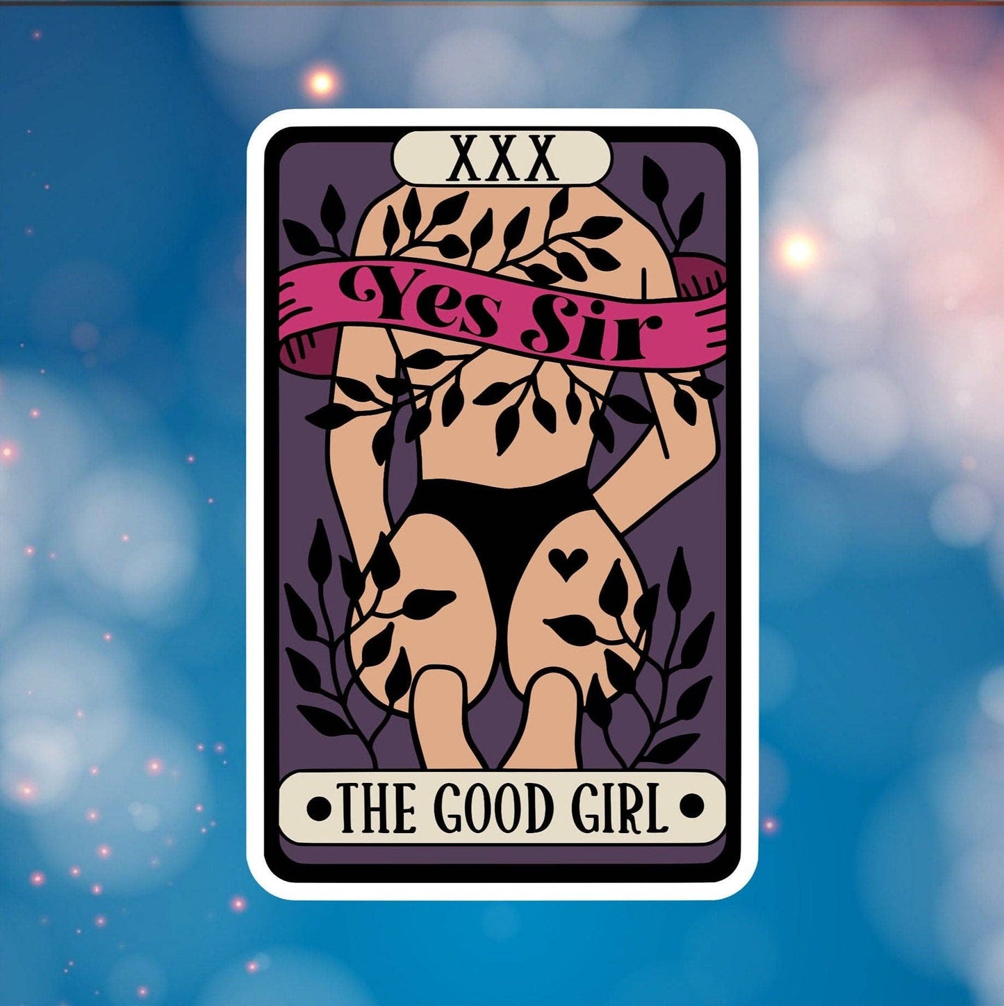 The Good Girl Tarot Card - Vinyl Sticker