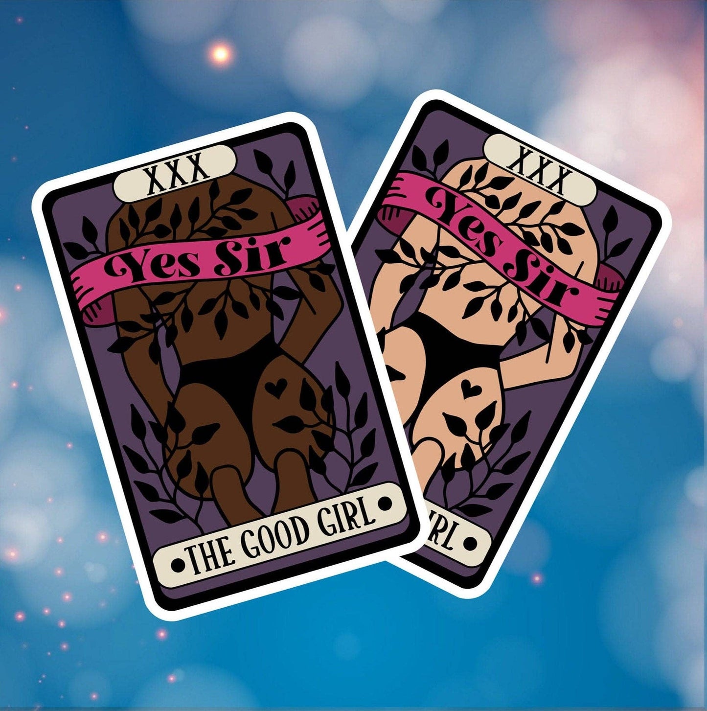 The Good Girl Tarot Card - Vinyl Sticker