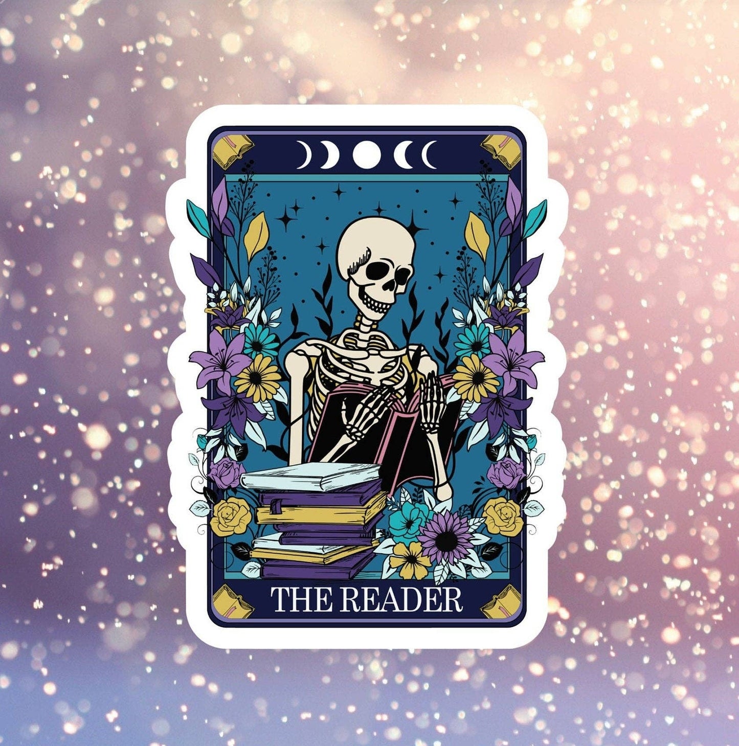 The Reader Tarot Card - Vinyl Sticker