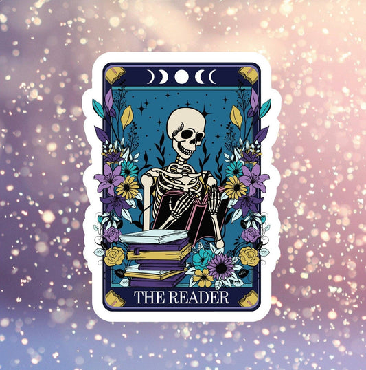 The Reader Tarot Card - Vinyl Sticker