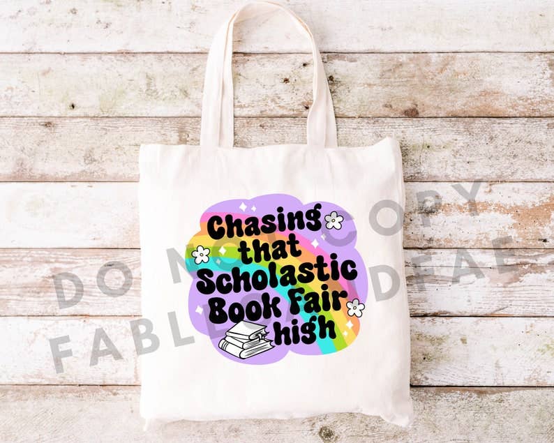 Chasing that Book Fair High - Tote Bag