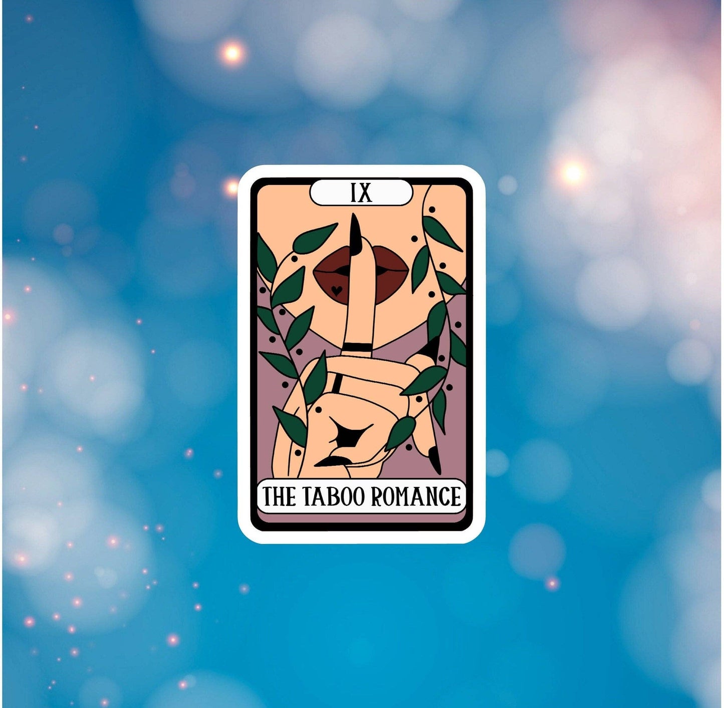 Taboo Romance Tarot Card - Vinyl Sticker