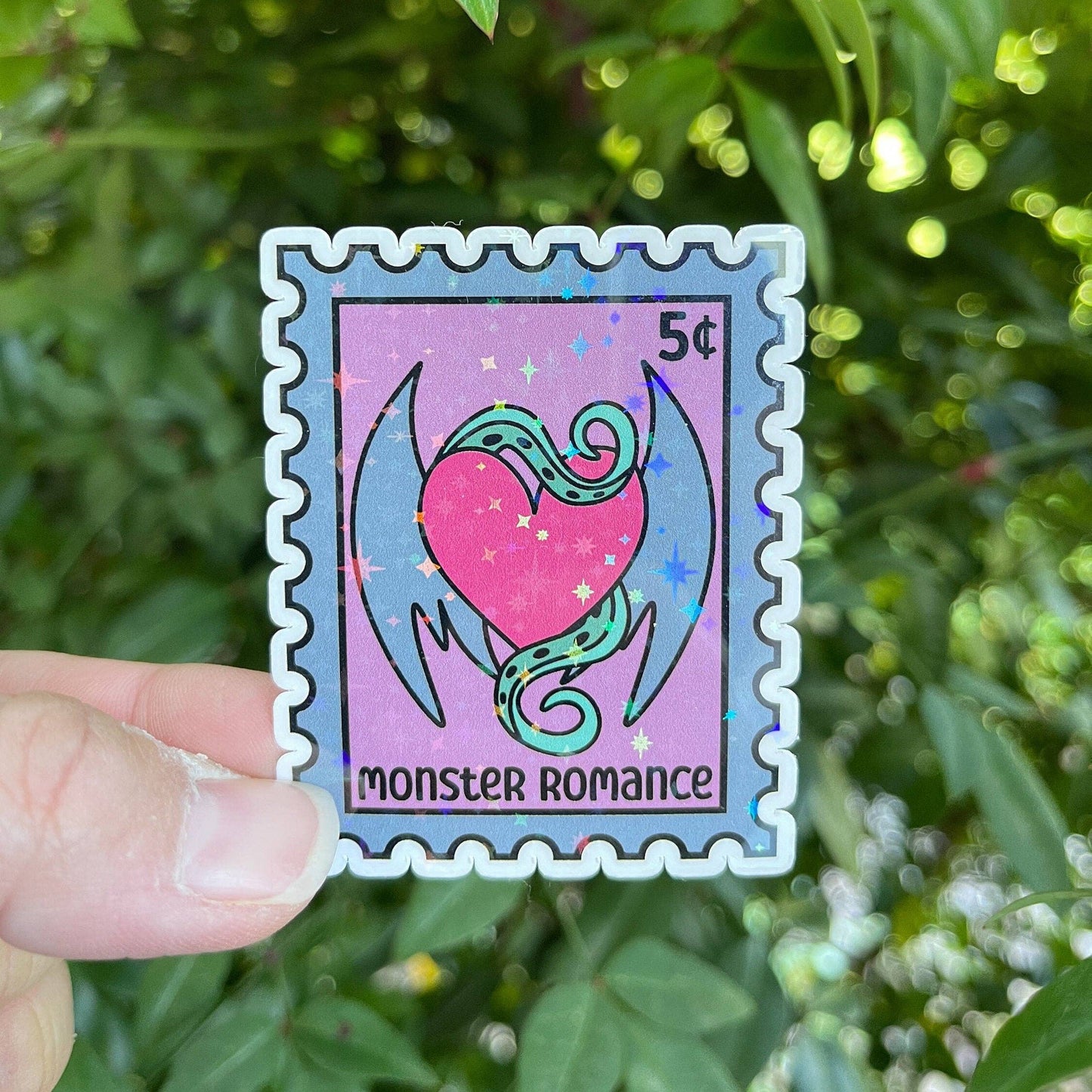Monster Romance Stamp Sticker by Big Chair Dreams