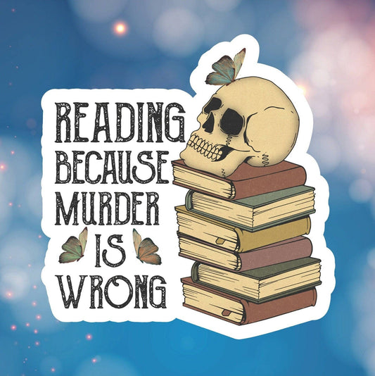 Murder is Wrong - Vinyl Sticker