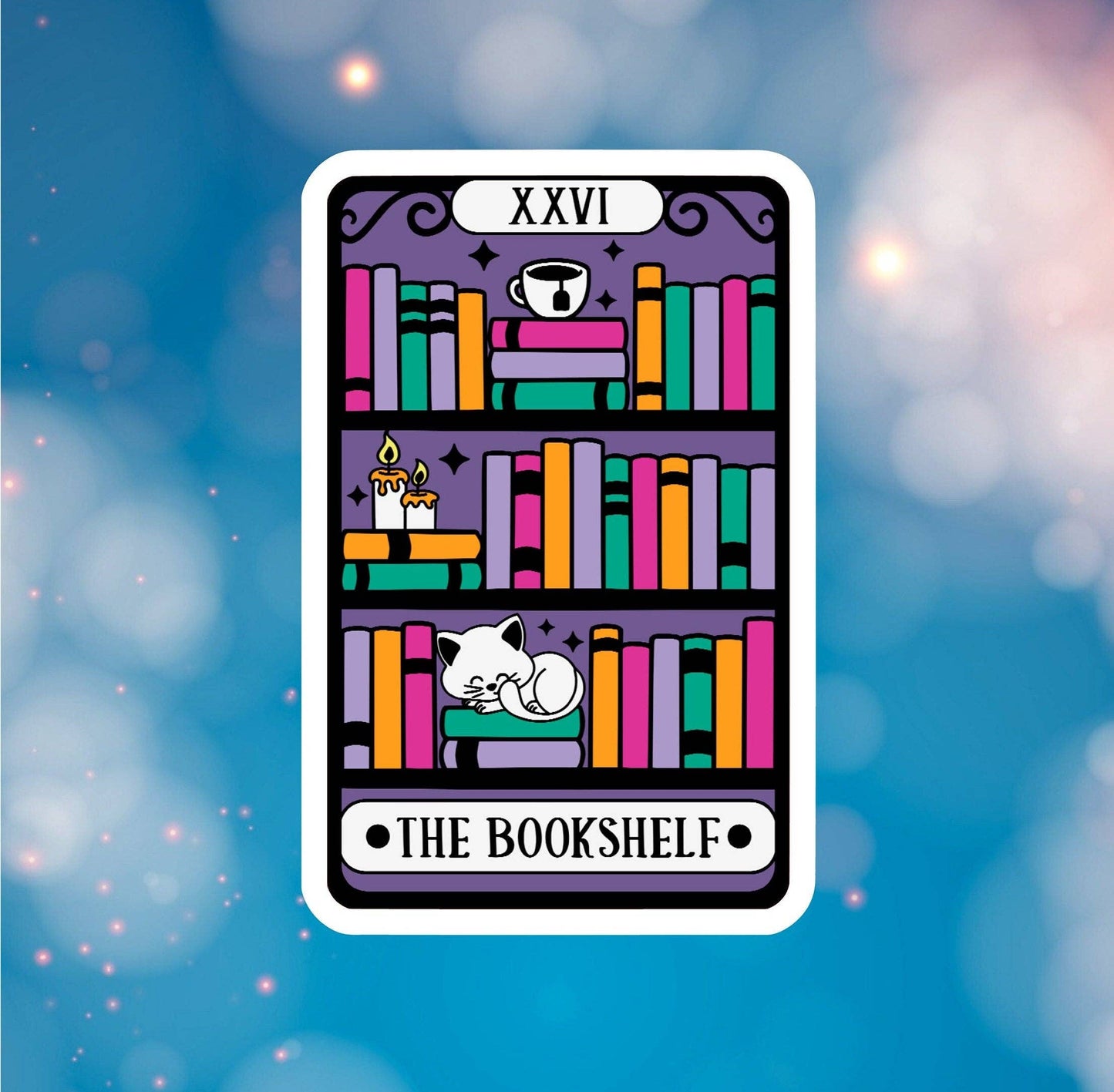 The Bookshelf - Vinyl Sticker